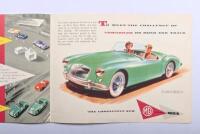 MGA: An original MG MGA fold-out sales brochures (Publication No.55.95 H.E.) - 2