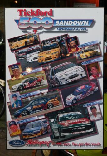 TICKFORD 500: A 'Tickford 500 SANDOWN SEPTEMBER 5-8 1996' promotional poster by Ford Motorsport