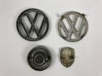 VOLKSWAGEN: Four&nbsp;Volkswagen items including three car&nbsp;badges and cap - 2