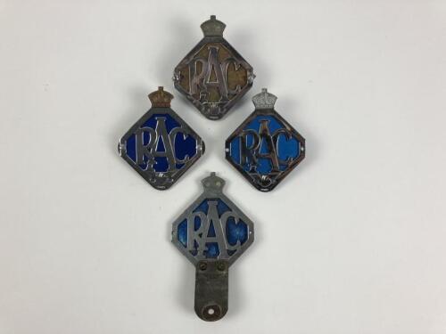 RACV: Four Royal Automobile Car Victoria&nbsp;car club badges