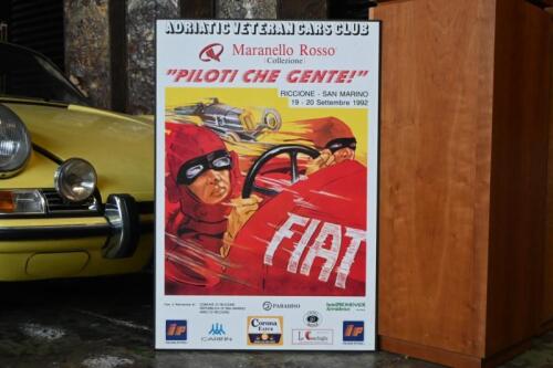 ADRIATIC VETERAN CARS CLUB: A ADRIATIC VETERAN CARS CLUB - "PILOTI CHE GENTE" - RICCIONE - SAN MARINO, 19 - 20 Settembre 1992' promotional poster