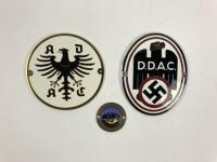 GERMAN: Three German car club badges. D.D.A.C car badge - 3