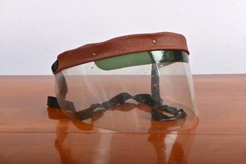 VISOR: A 1950s racing visor, similar to those used on Herbert Johnston helmets, unbranded