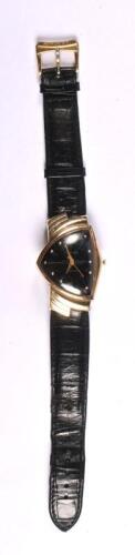 HAMILTON: A circa 1965/1966 14k gold Hamilton electronic watch