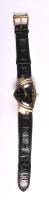 HAMILTON: A circa 1965/1966 14k gold Hamilton electronic watch