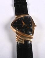 HAMILTON: A circa 1965/1966 14k gold Hamilton electronic watch - 2