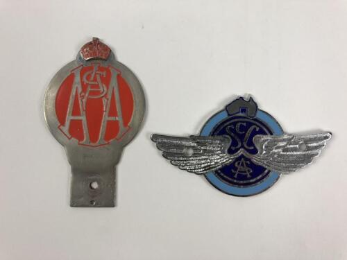 SOUTH AUSTRALIA: Two South Australian car club badges