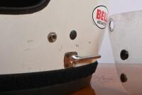 RACE WORN HELMET: A cool 1975 Bell race-worn helmet, 'RAC 1978 Code B' sticker to side of helmet with later applied Martini sticker - Ex-Neil Crang - 3