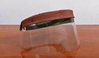 VISOR: A 1950s racing visor, similar to those used on Herbert Johnston helmets