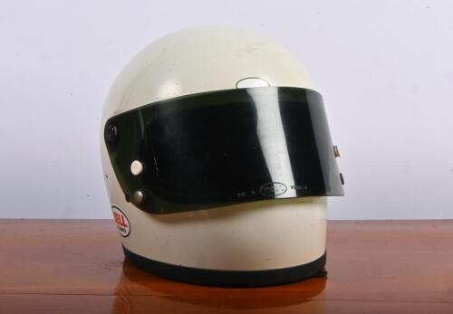 BELL HELMET: A 1970's Bell SNELL '75 STAR II racing helmet