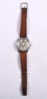 LORENZ: A LORENZ 17 rubis direct time jump hour wrist watch