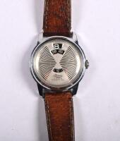 LORENZ: A LORENZ 17 rubis direct time jump hour wrist watch - 2