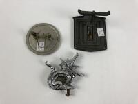 HONG KONG: Three car badges/mascot from Hong Kong - 2