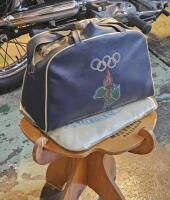 MELBOURNE OLYMPIC GAMES: Three rare and unusual items from the 1956 Olympic Games, Melbourne. Table, cushion & bag - 4