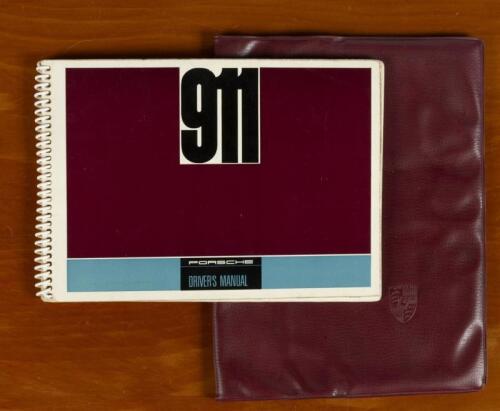 PORSCHE 911: An original 1966 PORSCHE 911 'DRIVER'S MANUAL' (Edition XI). With PORSCHE vinyl pouch