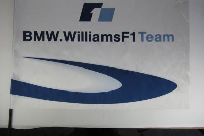 BMW F1: A BMW Williams F1 Team flag on pole