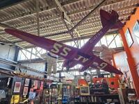 GROSVENOR HOUSE: GROSVENOR HOUSE: A fabulous replica of the famed 1934 MacRobertson Trophy winning de Havilland DH.88 Comet G-ACSS GROSVENOR HOUSE plane. Approximate wing span of 18 feet or 5.5 metres - 9