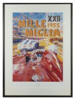 MILLE MIGLIA: A COYS OF KENSINGTON '1955 Mille Miglia XXII' print. Numbered '299' of 850, with CoA
