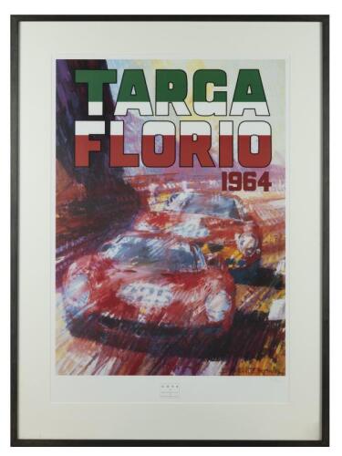 TARGA FLORIO: A COYS OF KENSINGTON 'TARGA FLORIO 1964' print. Numbered '20/850'