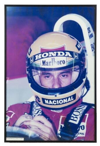SENNA: A colour portrait of Ayrton Senna by Geoff Morrow