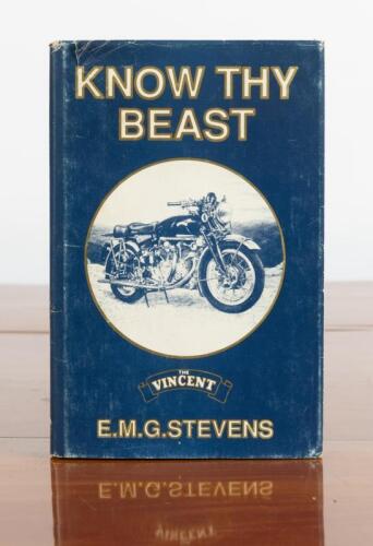 VINCENT: A hardcover copy of 'Know Thy Beast' by E.M.G. Stevens