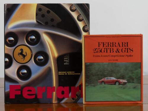FERRARI: Two hardcover books detailing Ferrari. 'FERRARI 275GTB & GTS' by Ian Webb
