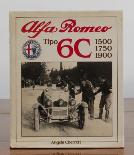 ALFA ROMEO: A portrait format, hardback book, with dust jacket, "Alfa Romeo: Tipo 6C 1500, 1750, 1900" by Cherrett