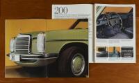 MERCEDES-BENZ: Two 1970's Mercedes-Benz sales brochures. 1973 '200 230 250' (W114/115) & 1974'280 280E' (W114/115) brochures - 2