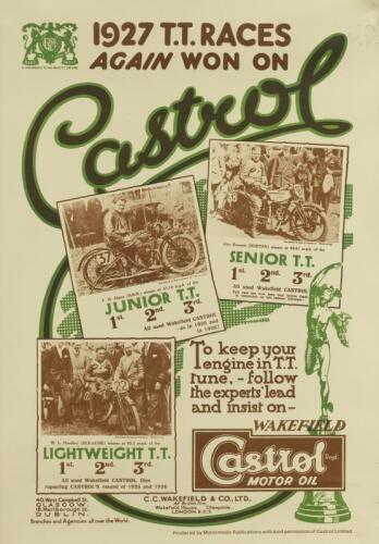 MOTORCYCLES: Two motorcycle racing promotional posters. Original TOURIST TROPHY 'LAVERTON INTERNATIONAL, 1976 AUSTRALIAN T.T', as held at LAVERTON AIR BASE, promotional poster