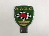 A.A.R.C: An 'Australian Automobile Racing Club' car badge