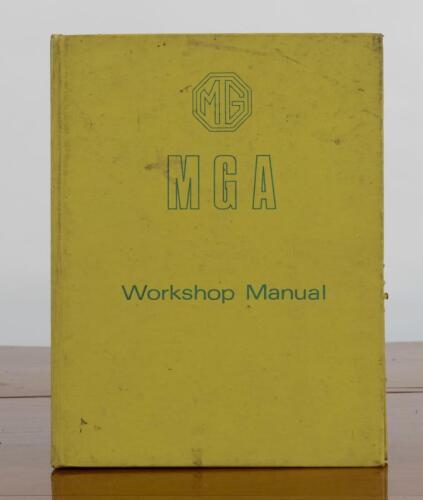 MG: A 1960's 'MG MGA' Workshop Manual for the Series MGA, MGA 1600, and MGA 1600 (Mk. II). Issue 5 (AKD600D)