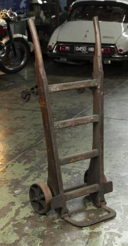 HAND TRUCK TROLLEY: A vintage BISHOPS PATENT COMBINED 2 in 1 HAND TRUCK & TROLLEY
