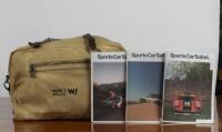 WERK 1 RALLYE: A canvas WERK 1 RALLYE travel bag. Issues of 'SportsCarSafari.'