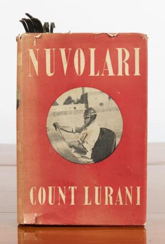 NUVOLARI: 'NUVOLARI' hardcover book by Count Lurani. First edition