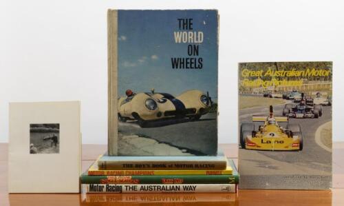 MOTOR RACING: A group of seven publications concerned with motor sport. 'Motor Racing - THE AUSTRALIAN WAY' hardcover book edited by Bryan Hanrahan