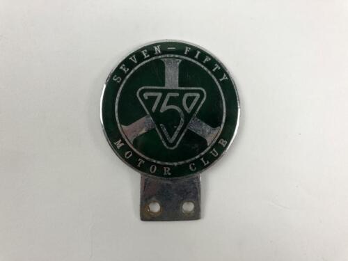 750 MOTOR CLUB: A 'Seven Fifty Motor Club' car badge