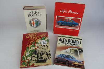 GROUP OF ALFA ROMEO BOOKS