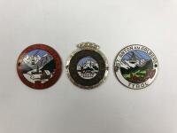 AUSTRIA: Three Austrian car badges from various locations