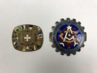 SWITZERLAND: Two Suisse car badges