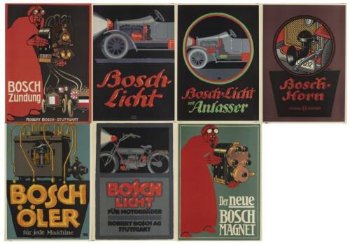 BOSCH: A collection of Bosch Licht (lights) ultra high quality reissue product posters from Bosch