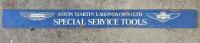ASTON MARTIN: An original metal 1975 ASTON MARTIN LAGONDA (1975) LTD 'SPECIAL SERVICE TOOLS' tool rack header