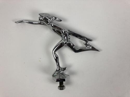 MERCURY: A chrome mascot of Roman god Mercury "the messenger"