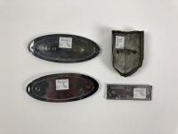 FORD: Four Ford car badges. Canadian Ford car badge - 2