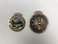 AUSTRIA: Two Austrian car badges