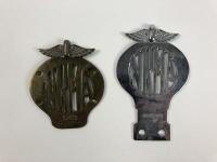 N.R.M.A: Two NRMA car club badges