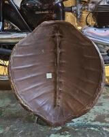 SHELL: A old turtle shell, possibly antique, approx 70cm high - 2
