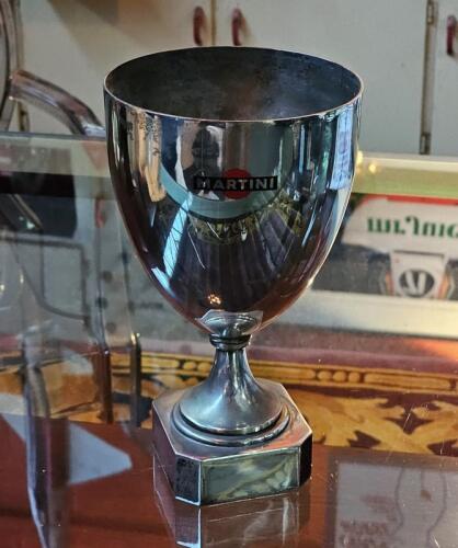MARTINI: A MARTINI trophy goblet cup