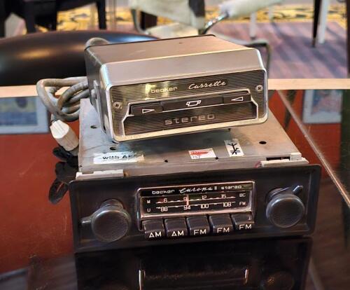 BECKER: A becker&nbsp;cassette player and stereo. Europa II MU car stereo