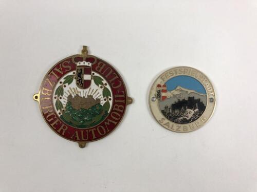 AUSTRIA: Two Austrian car badges from Salzburg