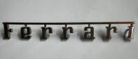 FERRARI: A circa 1960s/1970s early three rear pin Ferrari badge&nbsp; - 4
